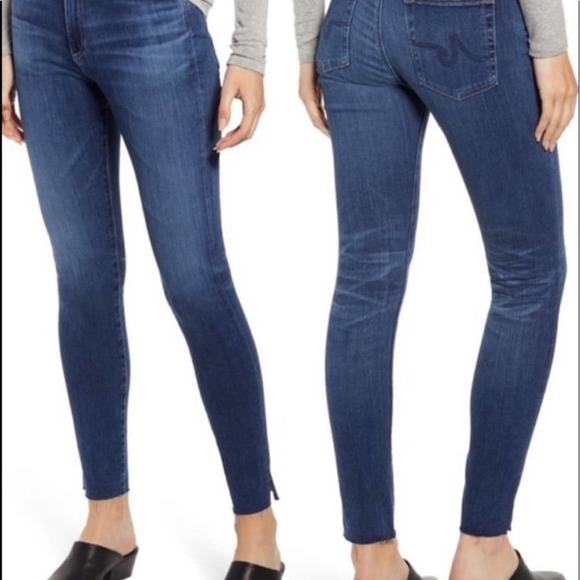 Ag Adriano Goldschmied Denim - AG Adriano Goldschmied Farrah high rise skinny crop jeans women’s 28R